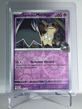 Pokémon TCG - Team Rocket's Mimikyu - Destined Rivals - Reverse Holo - 087/182